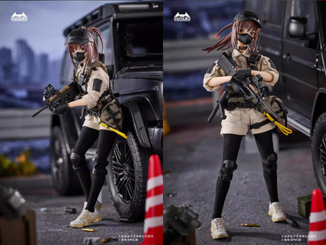 HASUKI】PA006 1/12 Pocket Art Series 警備員 冷泉緋世 1/12