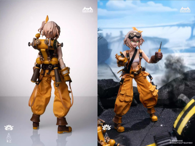 HASUKI】PA007 1/12 Pocket Art Series Mechanic Fiona メカニック  