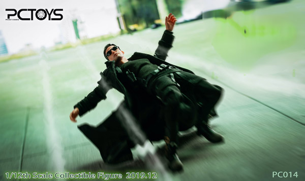 【値下げ】サイラス　World of Pain Policeman フィギュア PCTOYS】PocketCosmos PC014 1/12 The hacker killer ハッカーキラー 1