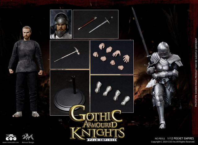 COO】PE011 1/12 POCKET EMPIRES - GOTHIC ARMORED KNIGHT