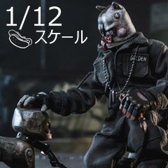 DAMTOYS x Coal Dog 1/12 アクションフィギュア GOLDE Damtoys x Coal Dog PES022 GOLDEN DOG – Death Gas Station 1