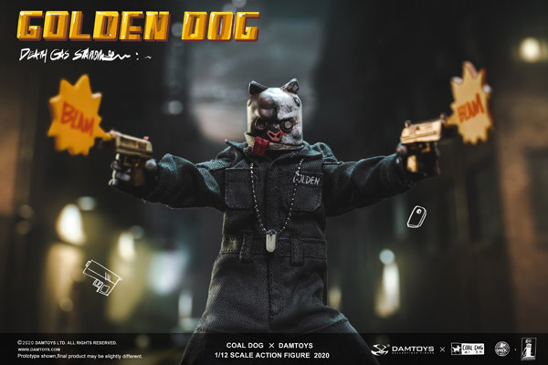 DAM】DAMTOYS x COALDOG PES022 1/12 GOLDEN DOG - Death Gas