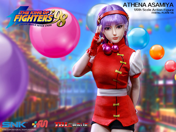 ATHENA－アテナ－ 1/6 完成品フィギュア Genesis Group EMEN 1/6 KOF-AT01 アテナ 麻宮 ATHENA KOF14 ザ