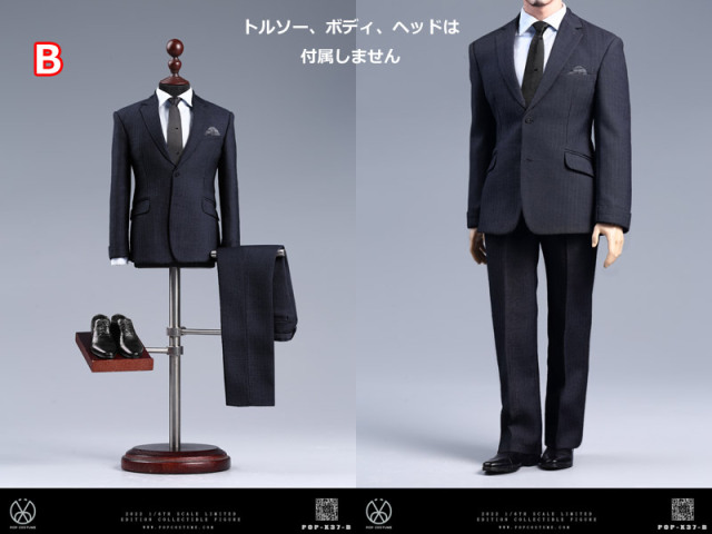 POPtoys】X37 Men's Suit Western-style clothes suit 1/6スケール