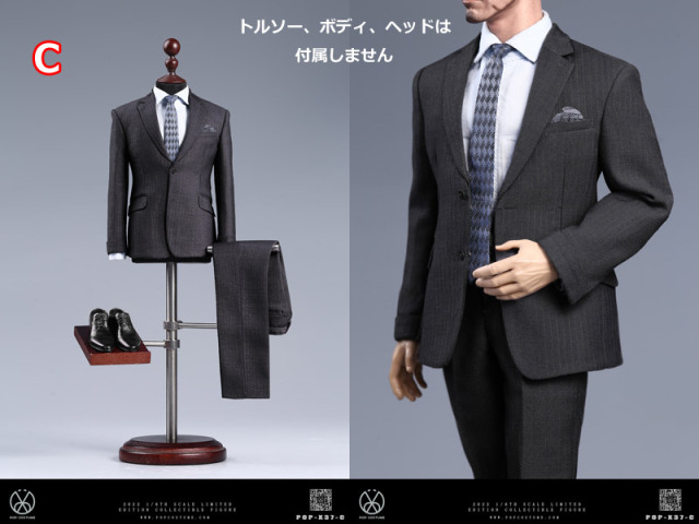 POPtoys】X37 Men's Suit Western-style clothes suit 1/6スケール