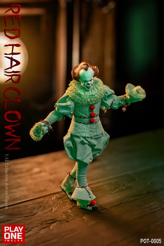 PLAY ONE TWELVE】POT-0005 1/12 Red Hair Clown レッドヘアクラウン
