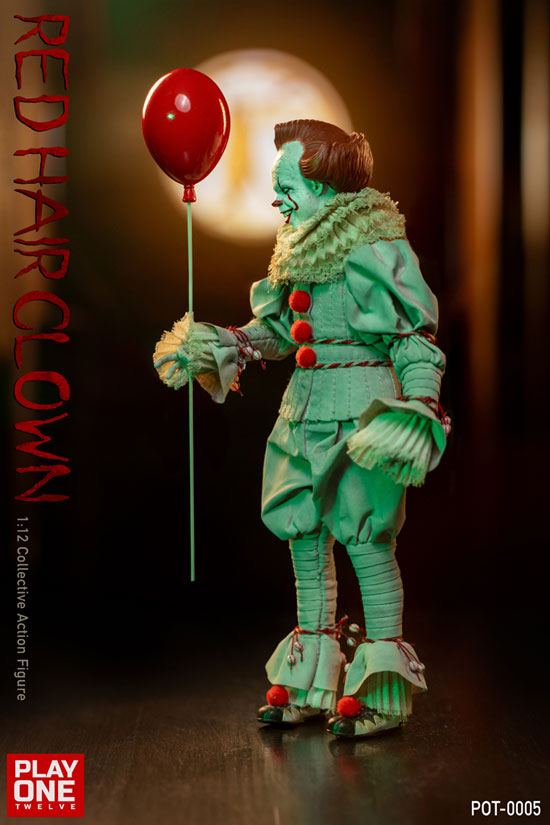 PLAY ONE TWELVE】POT-0005 1/12 Red Hair Clown レッドヘアクラウン