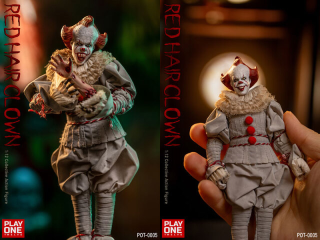 PLAY ONE TWELVE】POT-0005 1/12 Red Hair Clown レッドヘアクラウン
