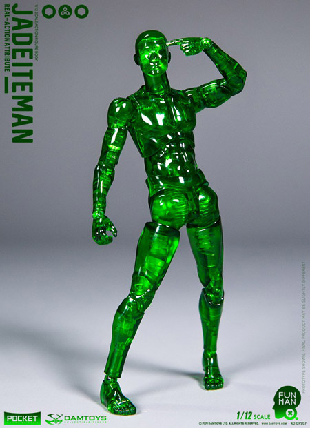 DAM】DPS07 1/12 SCALE ACTION FIGURE “JADEITEMAN” 翡翠人 デッサン
