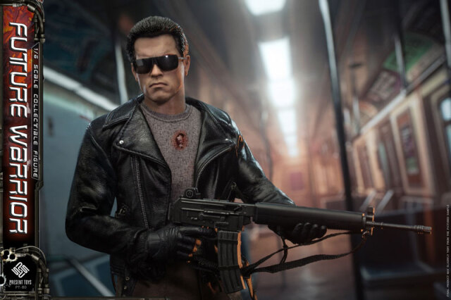 PRESENT TOYS】PT-sp80 1/6 Future Warrior（Leather version