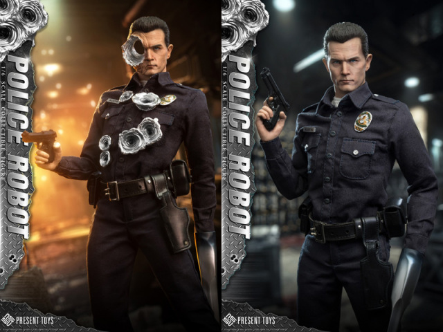 PRESENT TOYS】PT-sp62 1/6 POLICE ROBOT アメリカン・ポリス  