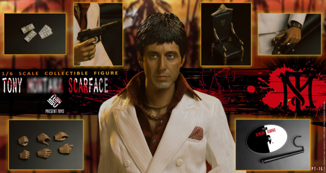 PRESENT TOYS】PT-sp15 Scarface 1：6 Collectible Figure アントニオ
