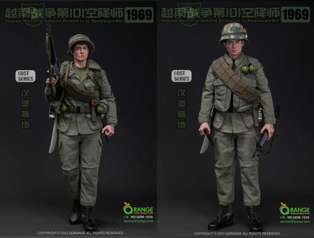 QORANGE QOTOYS】QOM-1035 1/6 Vietnam War 101st Airborne Division