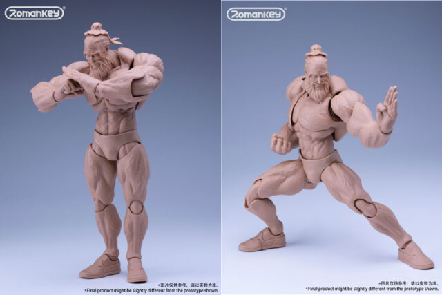 Romankey 1/12 男性 デッカ物 BIG GUY アクションフィギュア