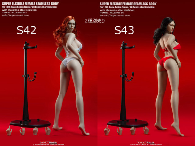 TBLeague】Female Super Flexible Seamless Bodies head sculpt