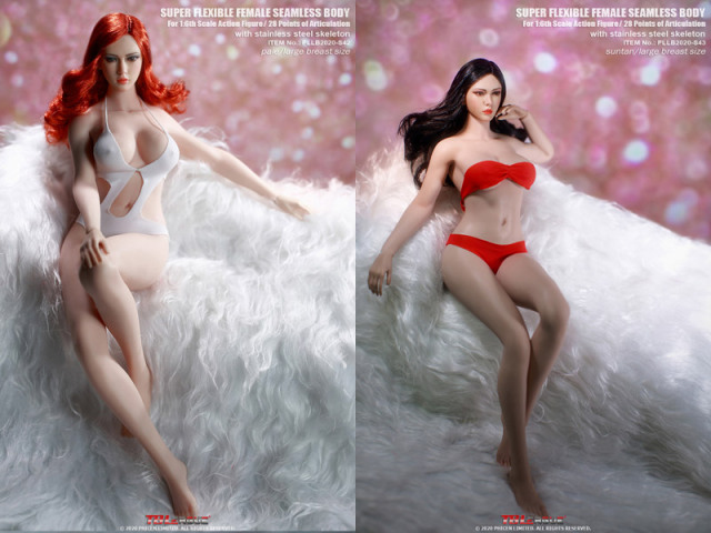 TBLeague】Female Super Flexible Seamless Bodies head sculpt