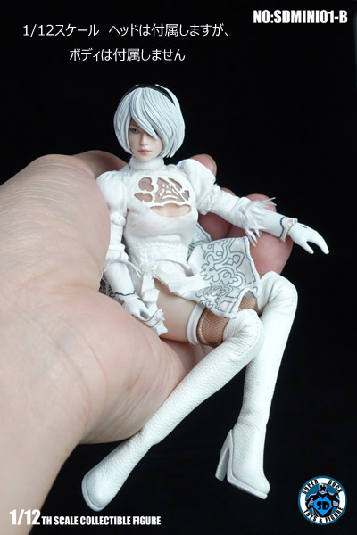 1／6 サイズ ドール用ヘッド 精密 フィギュア ハンドメイド (308 