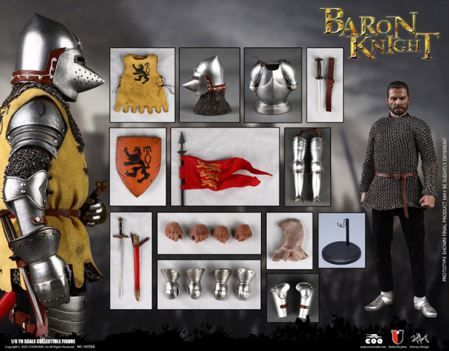 1/6 ランスロット　ナイト　騎士　鎧　フィギュア POPtoys】ALS011 1/6 Armor Legend Series-Eagle Knight Guard