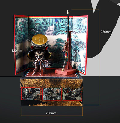 COO】SE095 1/6 DIECAST ALLOY SERIES OF EMPIRES CLOUD & SUN HELMET 