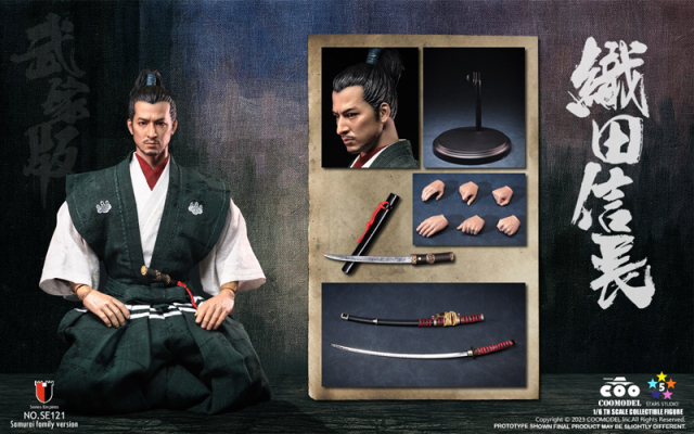 COO】SE121 1/6 SERIES OF EMPIRES ODA NOBUNAGA SAMURAI VERSION 織田
