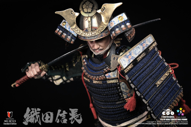COO】SE123 1/6 SERIES OF EMPIRES ODA NOBUNAGA (COPPER STANDARD