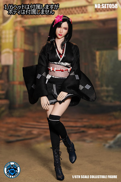 SUPERDUCK】SET058 Kimono Fighting Goddess 着物少女 1/6スケール 