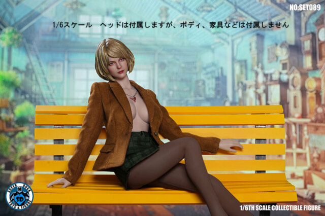 SUPERDUCK】SET089 1/6スケール 女性ヘッド＆コスチュームセット