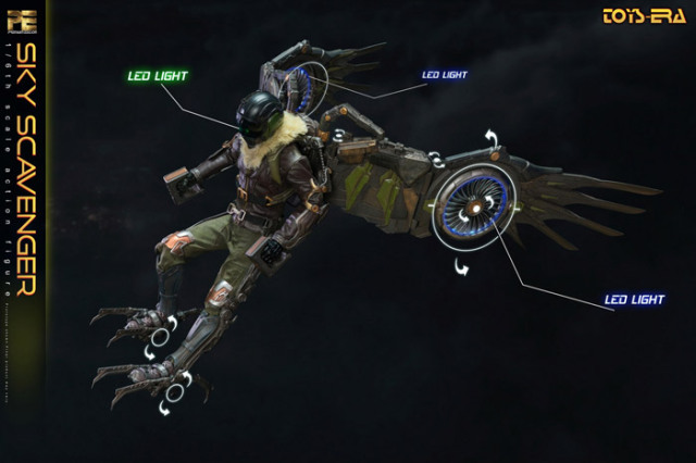 TOYS ERA 1/6 Sky Scavenger ヴァルチャー PE011 Toys Era PE011 1/6 Scale Sky Scavenger 1/6 Scale
