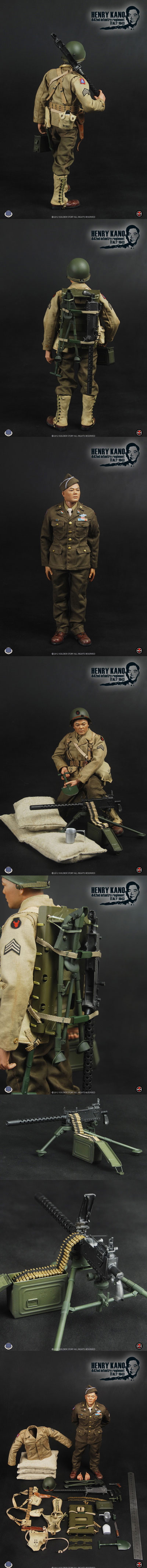 Soldier Story】1/6 WW.II : 442nd Infantry Regiment ITALY 1943