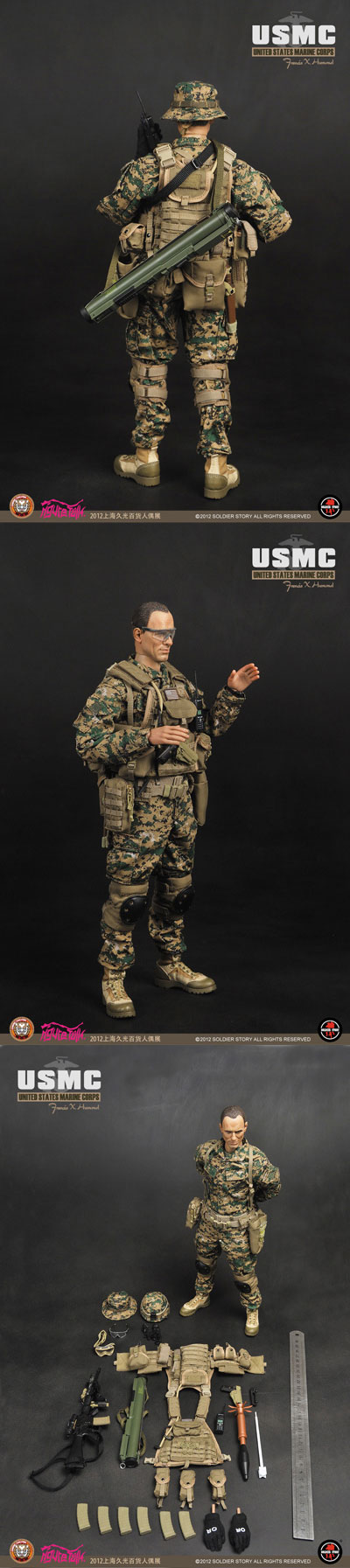 Soldier Story】1/6 USMC Francis X.Hummel 上海久光Figuretalk限定
