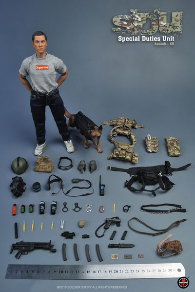 Soldier Story】SS097 1/6 SPECIAL DUTIES UNIT ASSAULT - K9 香港警務 