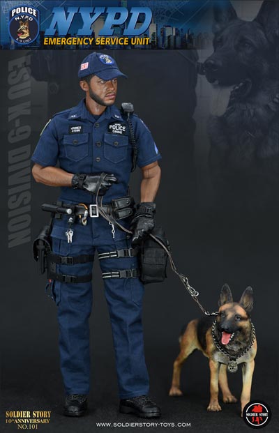 Soldier Story】SS101 1/6 NYPD ESU K-9 DIVISION ニューヨーク市警察
