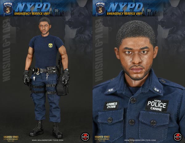 Soldier Story】SS101 1/6 NYPD ESU K-9 DIVISION ニューヨーク市警察 