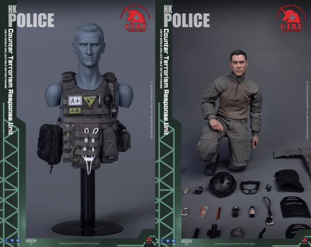 ミリタリー HK POLICE1/6 Soldier Story】SS115 1/6 HK POLICE CTRU (Assault Team) 香港