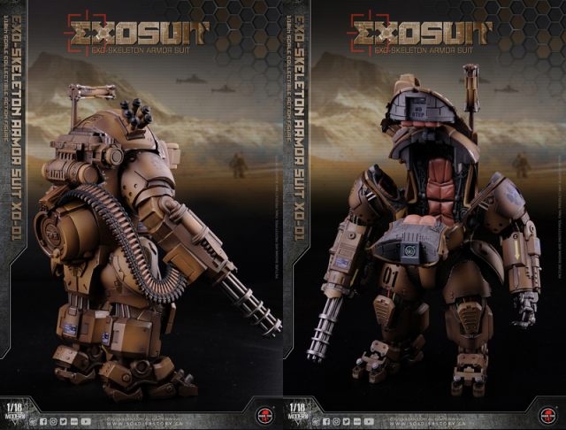 Soldier Story】SSE001 1/18 EXOSUIT EXO Skeleton Armor Suit