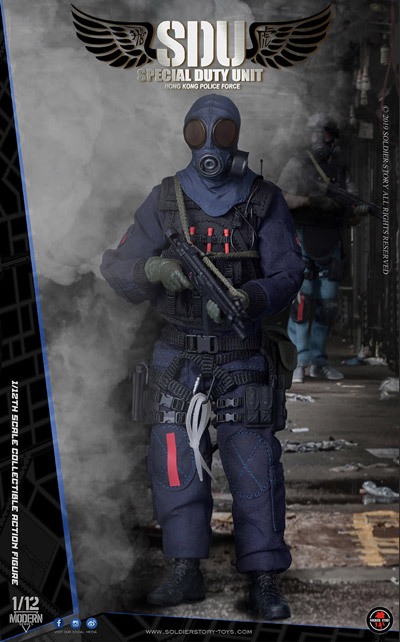 Soldier Story】SSM-002 1/12 HK SDU Assault Team 香港警務処警察