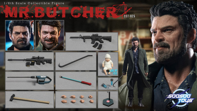 Soosootoys】SST-025 Mr. Butcher 1/6スケール 男性フィギュア