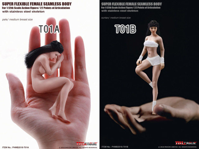 TBLeague】1/12scale female seamless body with metal skeleton