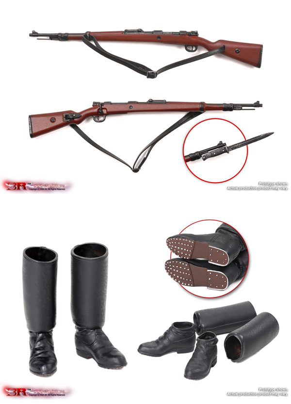 3R】TG80007 1/12 Mini Reich Series - WW2 German SS Honor Guard