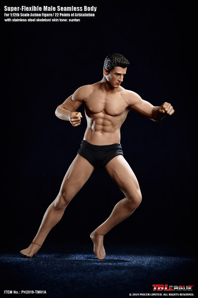 TBLeague】1/12scale Super Flexible Male Seamless Body PH2019-TM01A