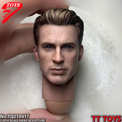 TTTOYS】TQ210417 CA 1/6スケール 男性ヘッド