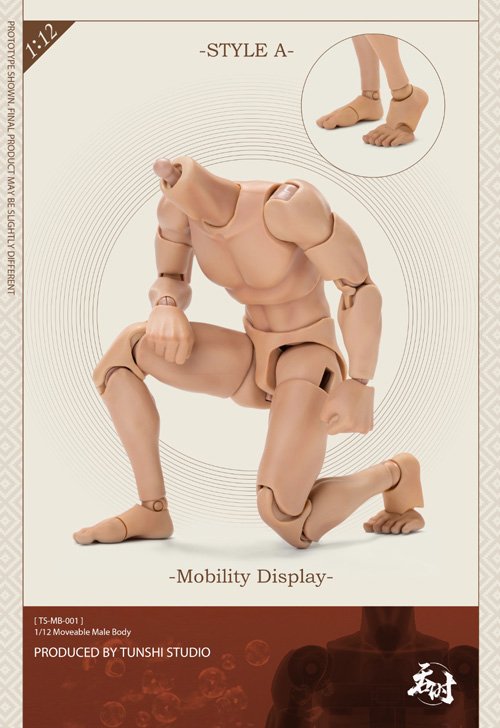 JET Studio】Tunshi Studio TS-MB-001A/002B 1/12 ACTION MALE