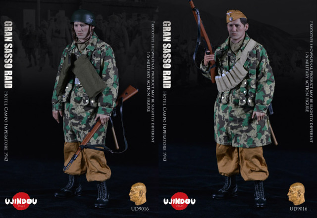 UJINDOU】UD9016 1/6 WW2 GRAN SASSO RAID German Fallschirmjager
