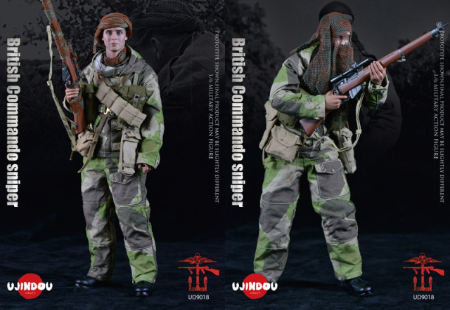 UJINDOU】UD9018 1/6 WW2 British Commando Sniper 1944 WW2 イギリス 