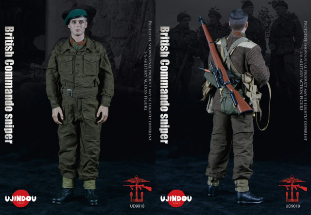 UJINDOU】UD9018 1/6 WW2 British Commando Sniper 1944 WW2 イギリス 