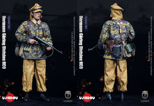UJINDOU】UD9059 1/6 WW2 German Hermann Goring Division Tunisia