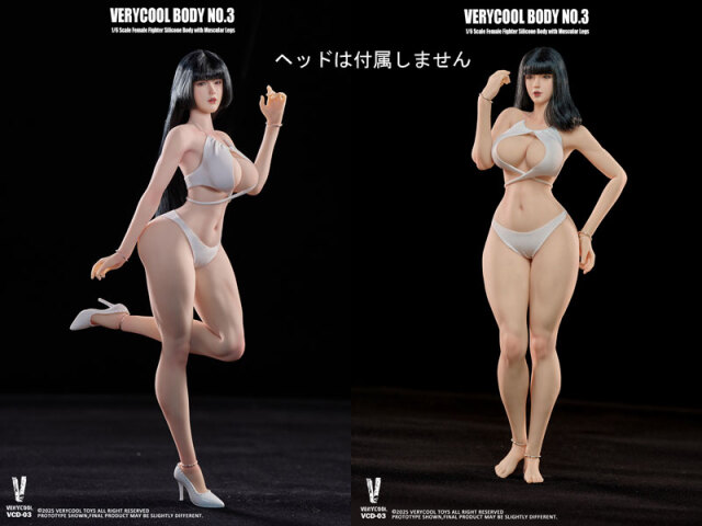 VeryCool】BODY NO.3 VCD-03 ABC 1/6 Silicone Female Body 1/6