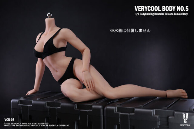 VeryCool】BODY NO.5 VCD-05B 1/6 Silicone Female Body マスキュラー