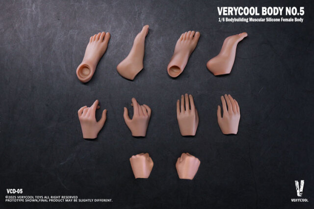 VeryCool】BODY NO.5 VCD-05B 1/6 Silicone Female Body マスキュラー