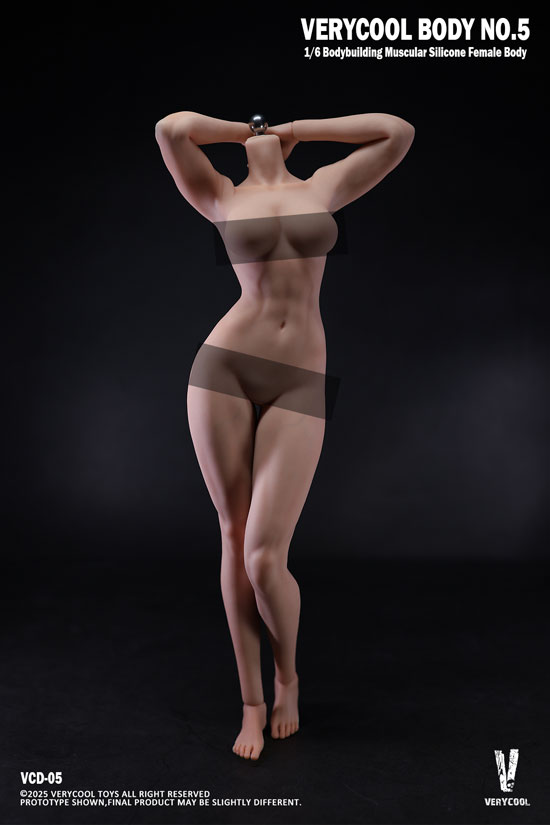 VeryCool】BODY NO.5 VCD-05B 1/6 Silicone Female Body マスキュラー